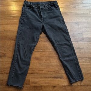 Levi's Black Straight Leg Women's Jeans